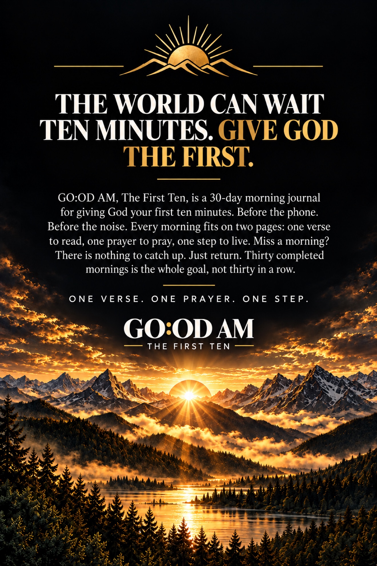 GO:OD AM · The First Ten, Black edition back cover